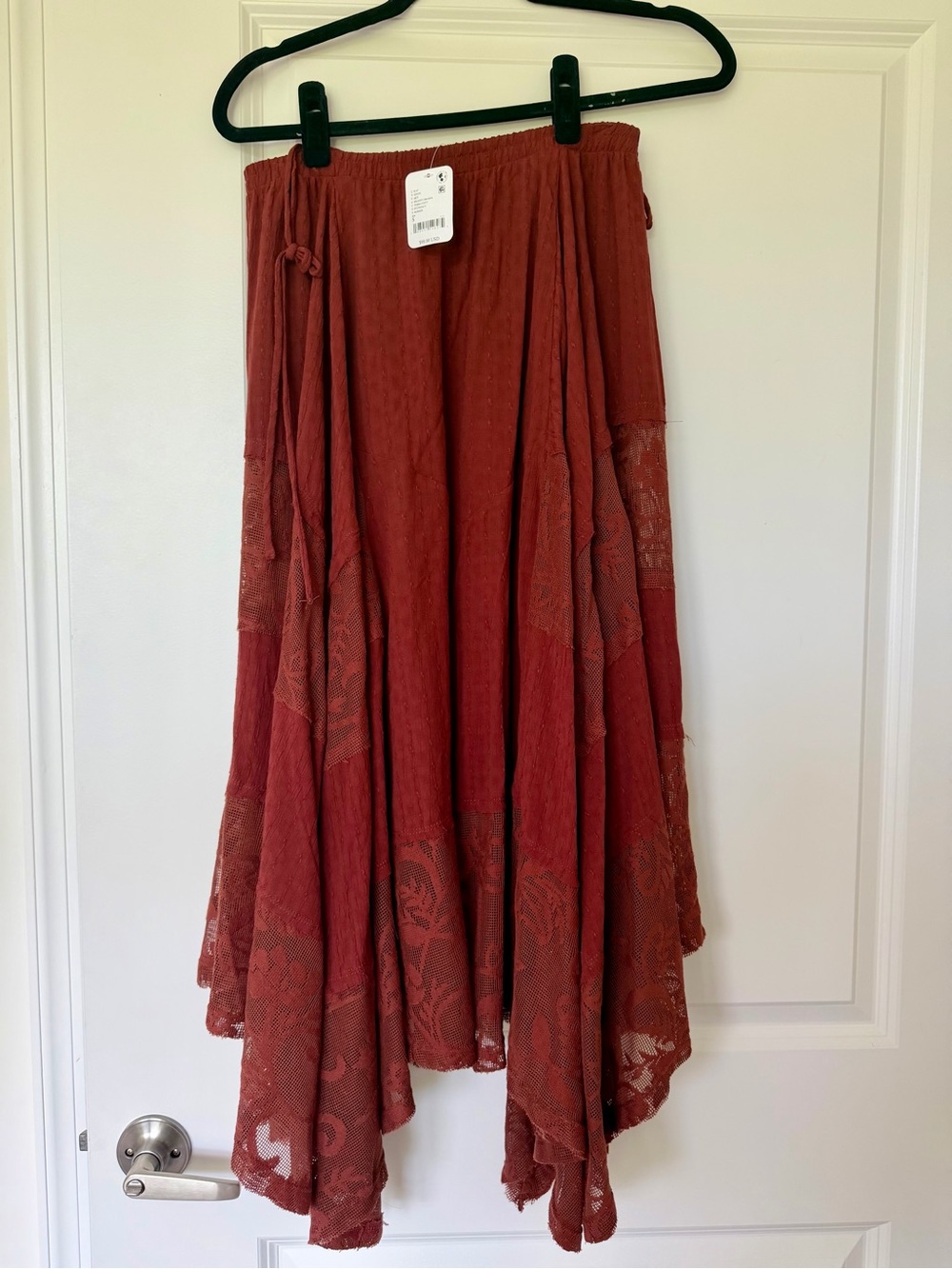 Free People sunny meadows convertible patchwork asymmetric slip skirt - Picture 3 of 3